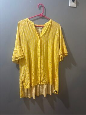 Matilda Jane medium yellow blouse